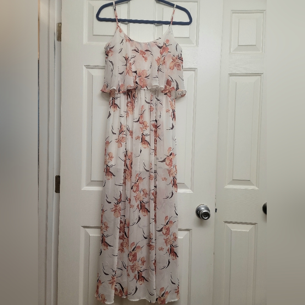 Leith Floral Maxi Dress Size XS